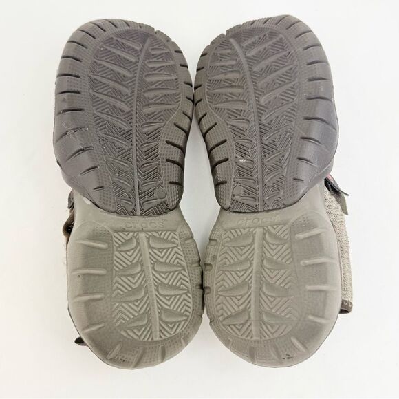Crocs Swiftwater Tan Mesh Brown Rubber Closed Toe Deck Water Sandal Shoes main image 9
